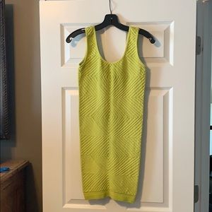 NWT BCBG Generation Lime Green Stretch Dress
